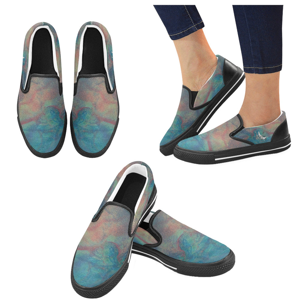 Kid’s Slip-On Canvas Shoes Intermission Blues
