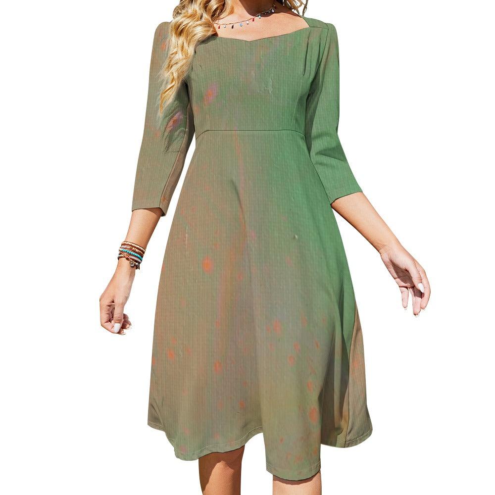 Sweetheart Knot Flare Dress Standing Ovation Series