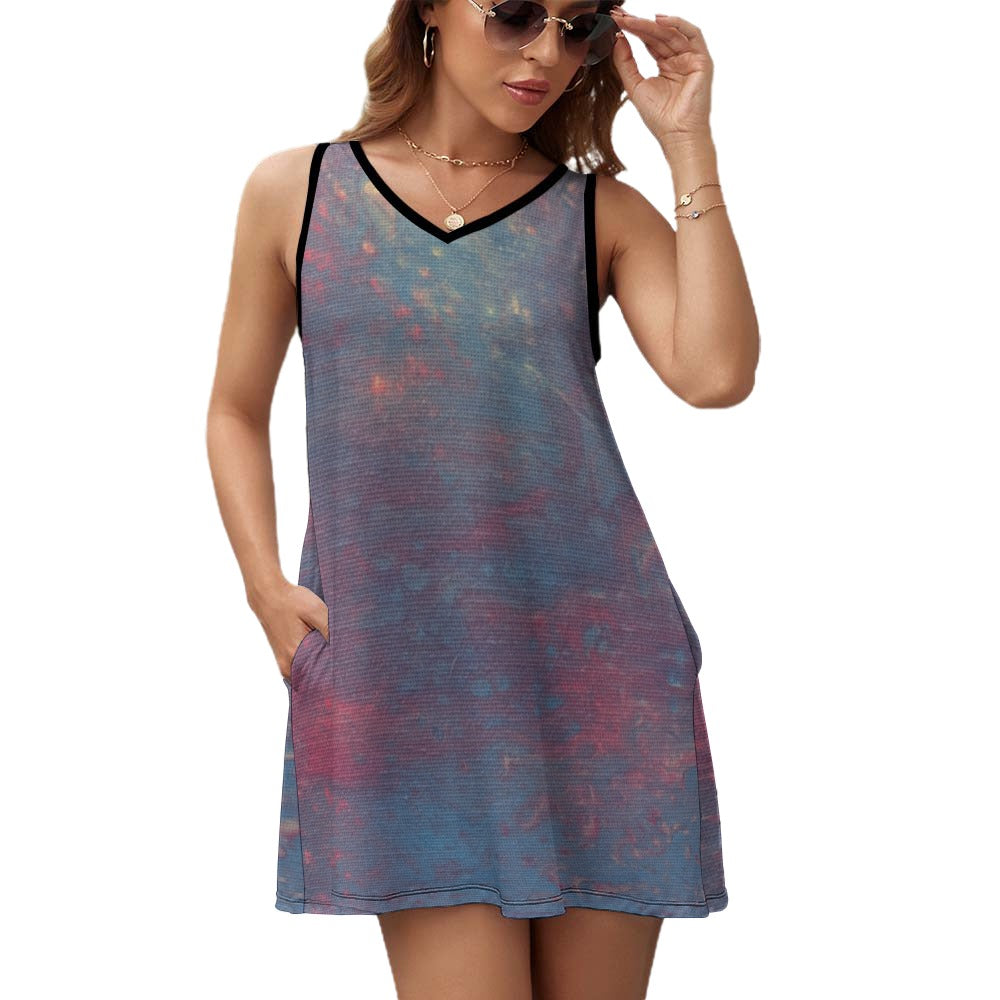 Pocket Tank Top Dress Intermission Blues Series