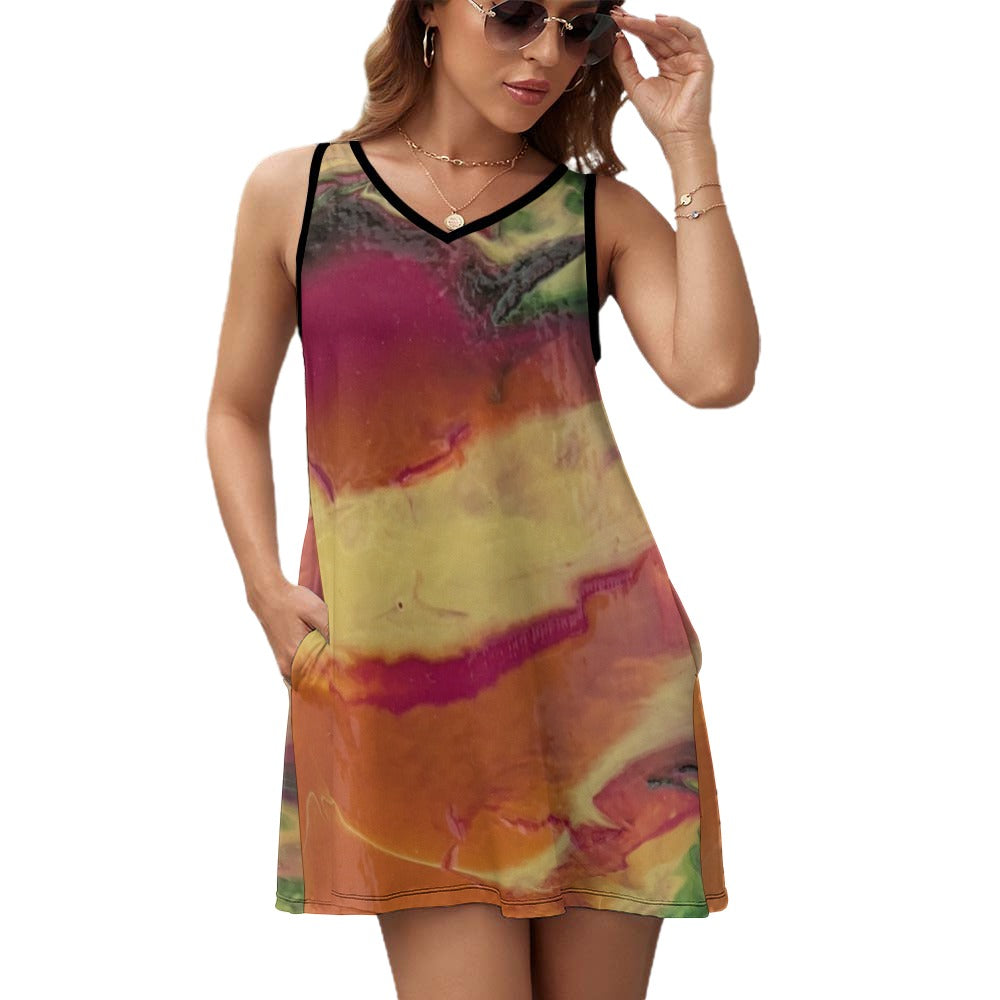 Pocket Tank Top Dress Standing Ovation Series