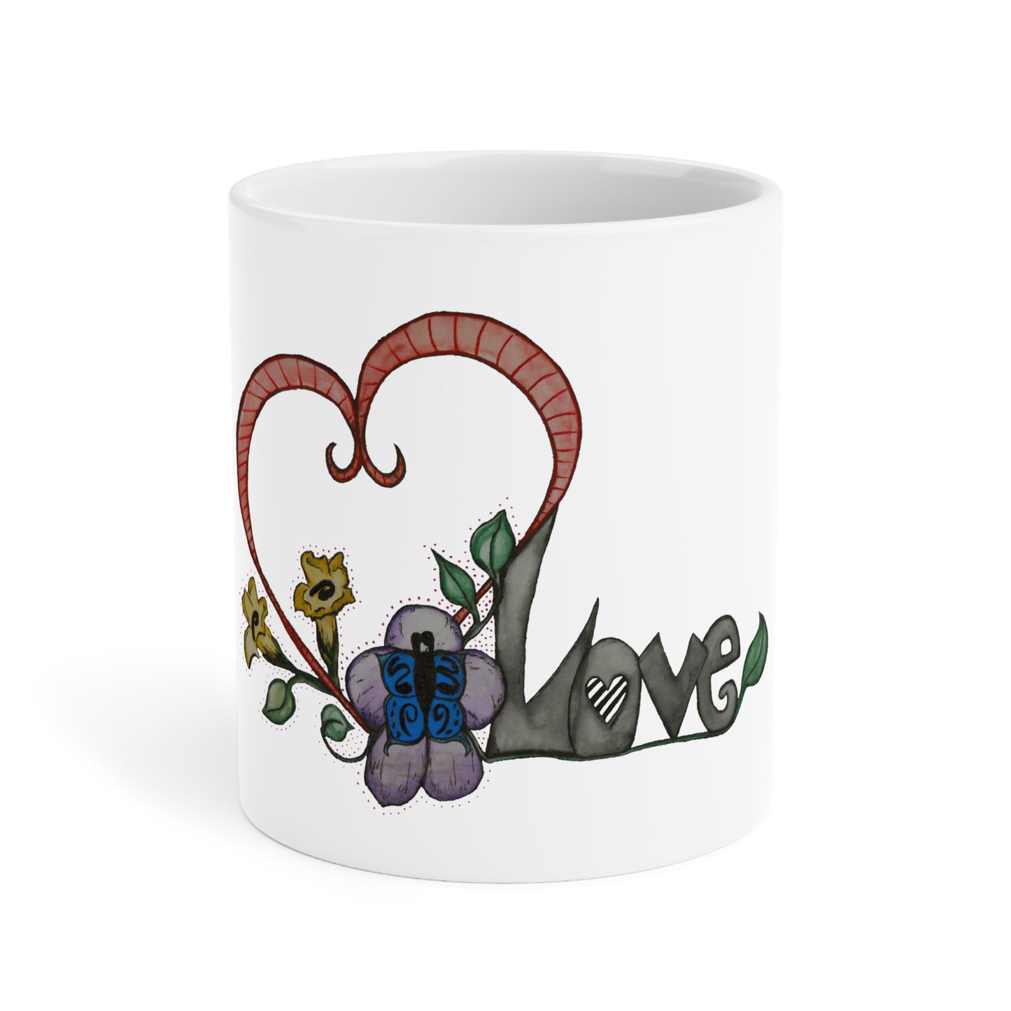 Doodle Day "Love" Mugs (11oz\15oz\20oz)