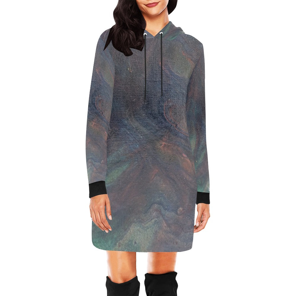 Hoodie Mini Dress Intermission Blues