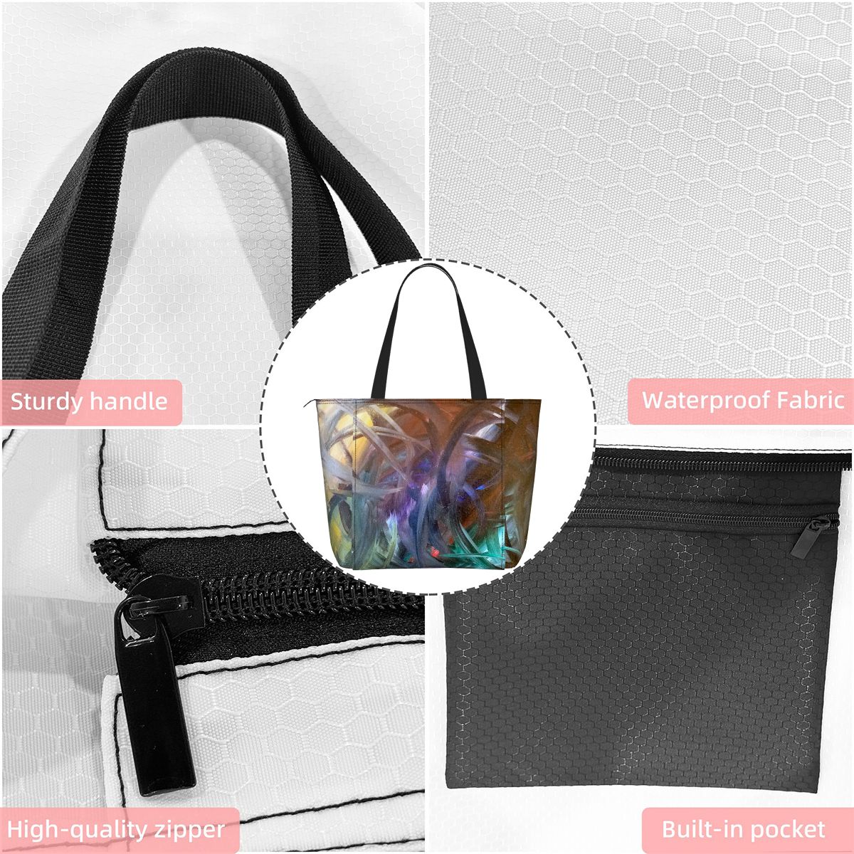 Artful Yoga Tote Bag