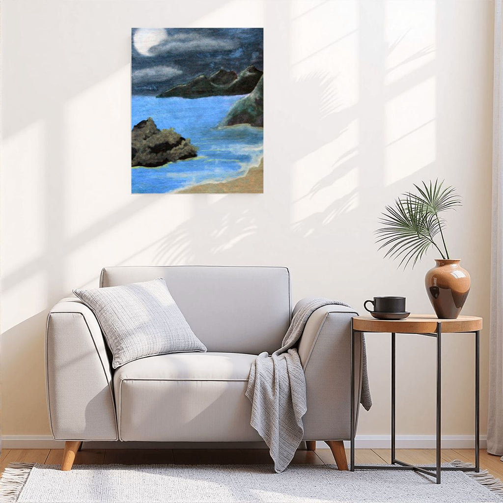 Paint by Numbers Kit Moonlit beach
