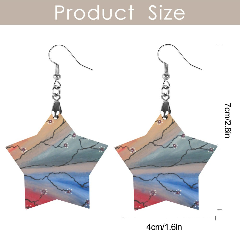 Changing of an Era Star Earrings