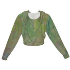 Women’s Cropped Zip Jacket Electric Meadow