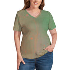 Women’s Printed V-Neck Tee Standing Ovation Series