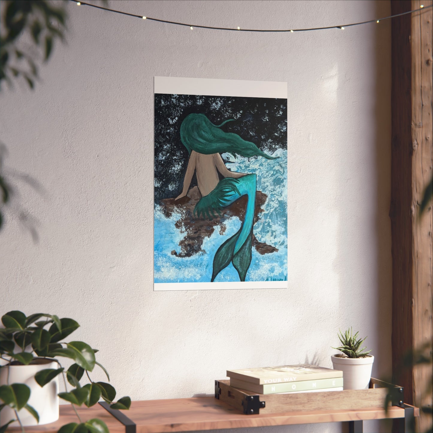 Musing Mermaid Fine Art Posters