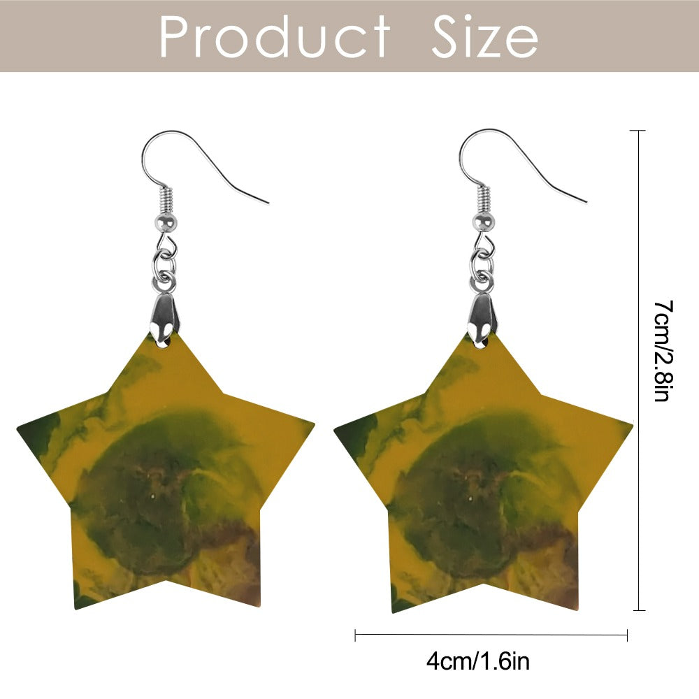 Garden After Rain Star Earrings