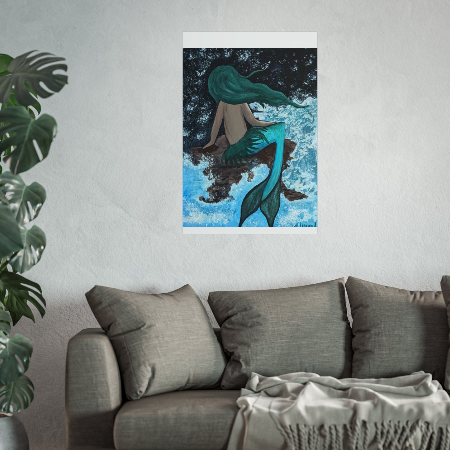 Musing Mermaid Fine Art Posters