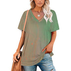 Women’s Printed V-Neck Tee Standing Ovation Series