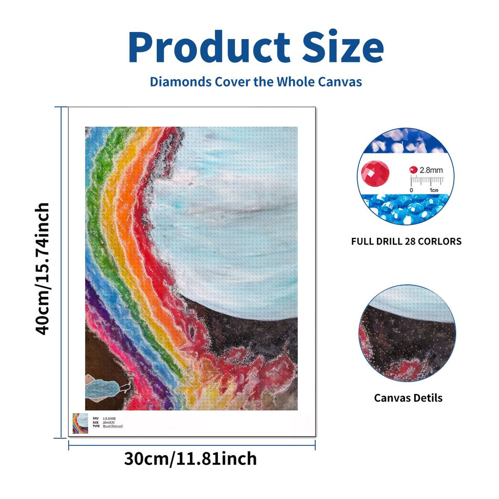 DIY Diamond Painting Silent Rainbow