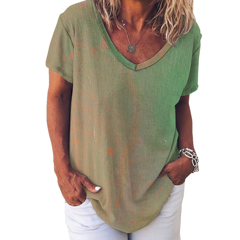 Women’s Printed V-Neck Tee Standing Ovation Series