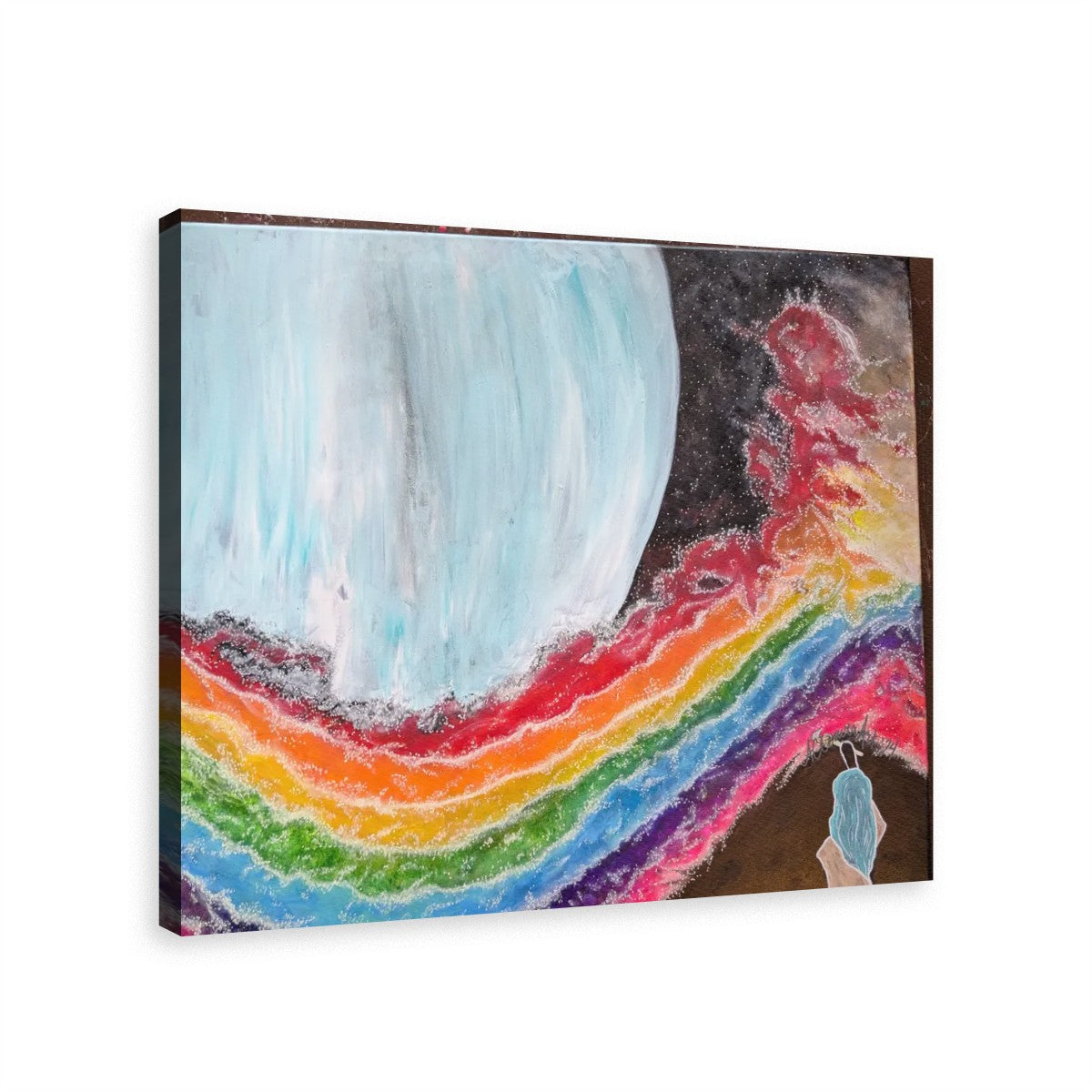 Paint by Numbers Kit Silent Rainbow
