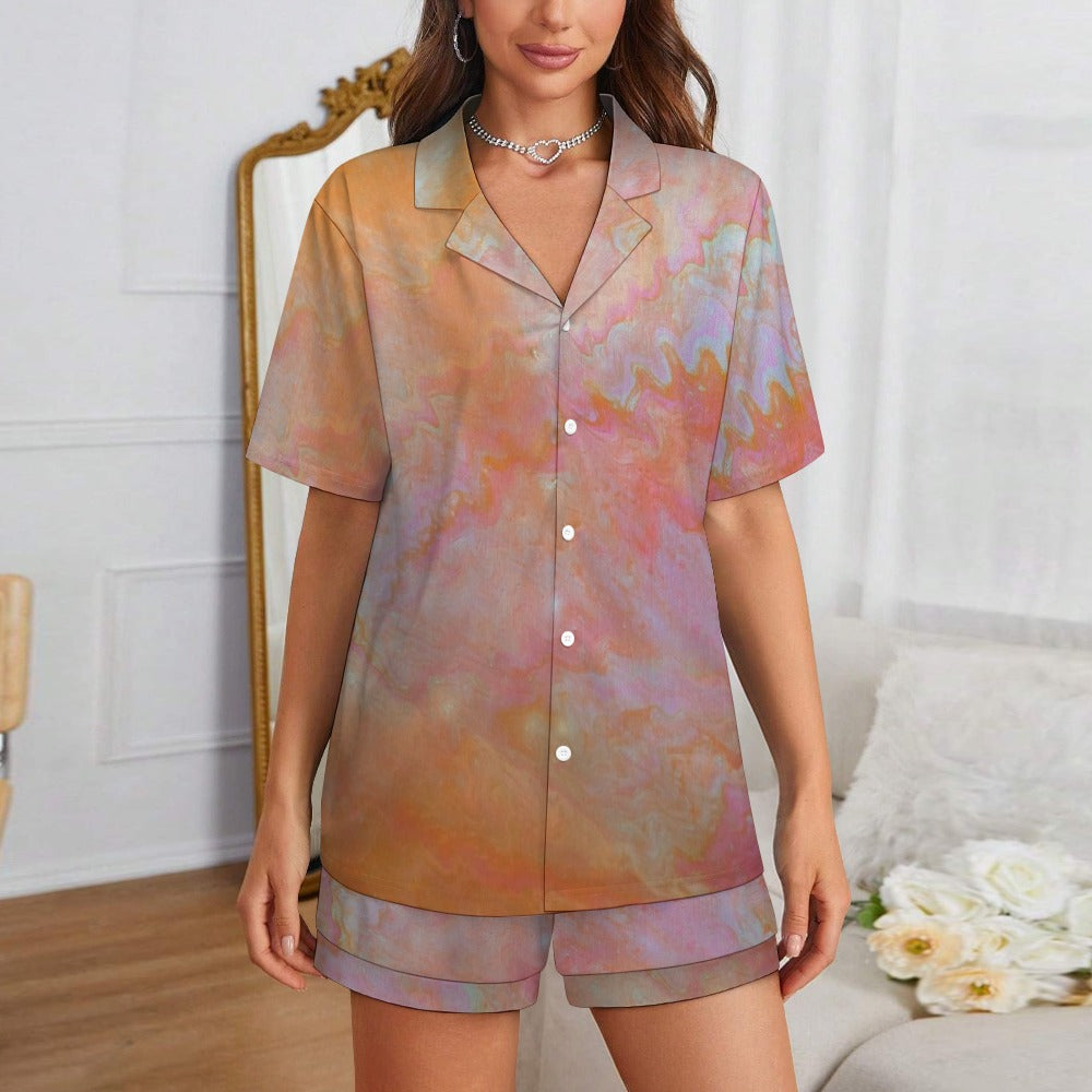Women’s Short Sleeve Pajama Set Standing Ovation Series