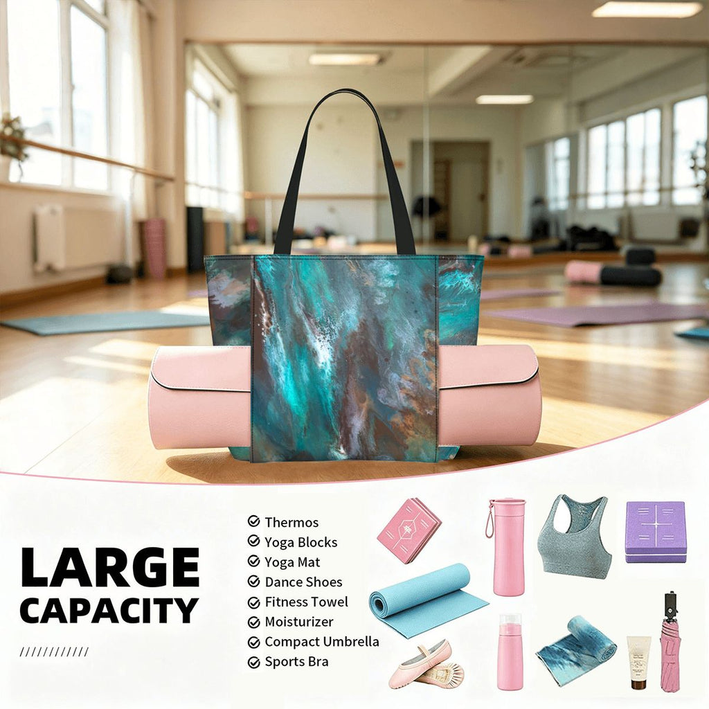 Artful Yoga Tote Bag