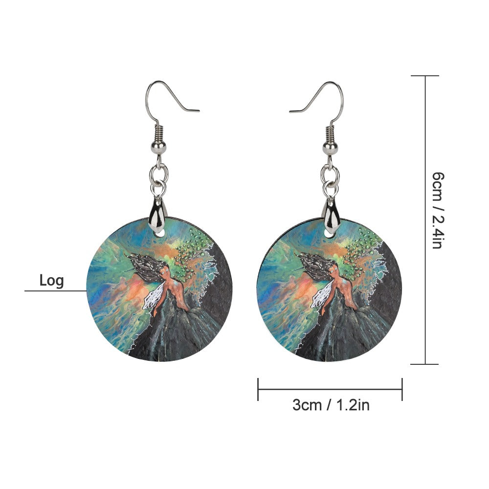 Goddess I Know Round Earring — Special Release- Blooming Into Truth