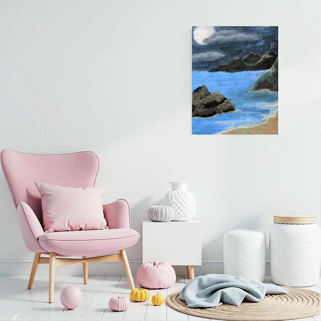 Paint by Numbers Kit Moonlit beach