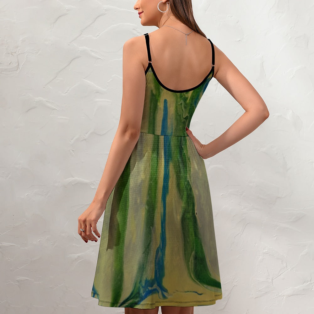 Women's Elegant Suspender Dress Standing Ovation Series