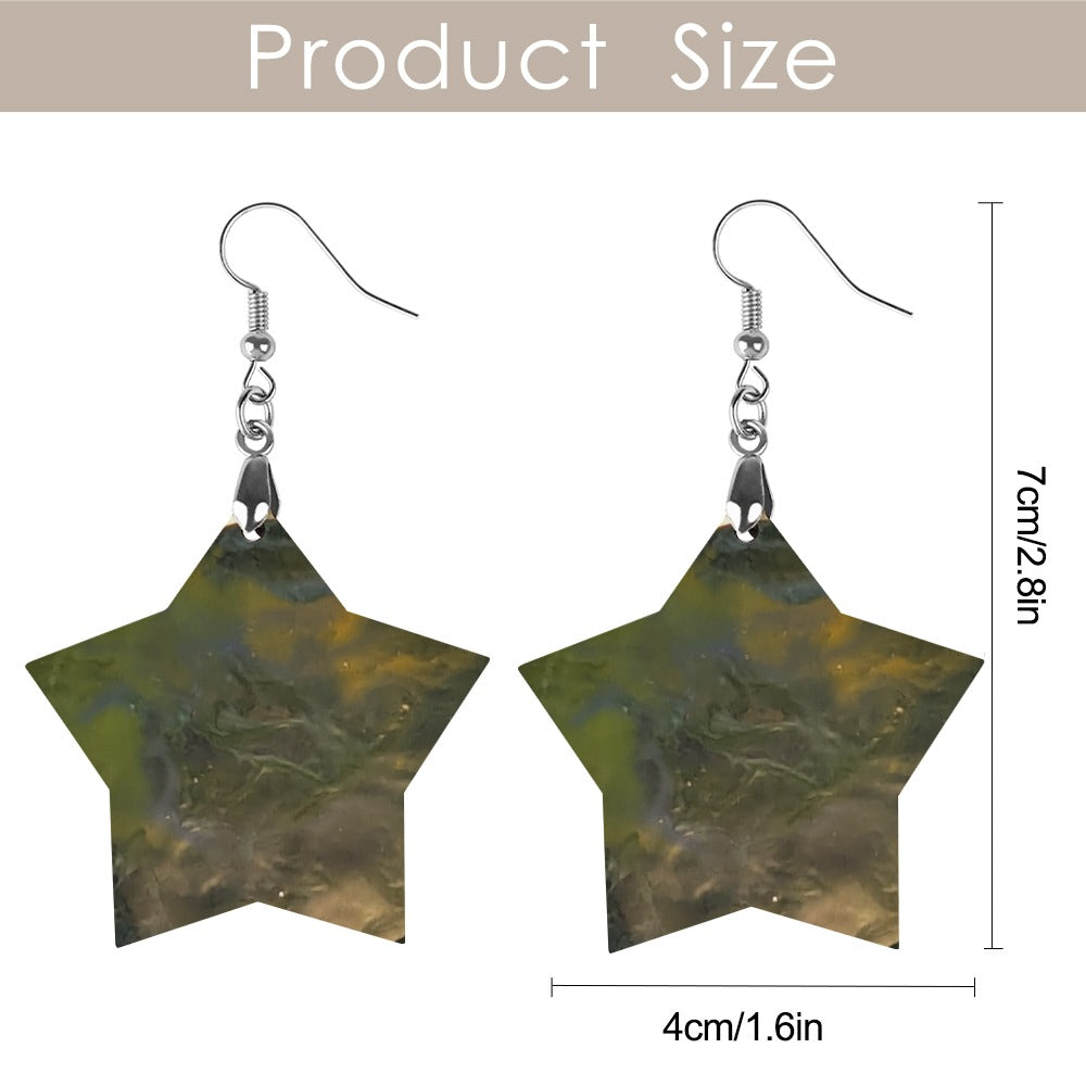 Garden After Rain Star Earrings