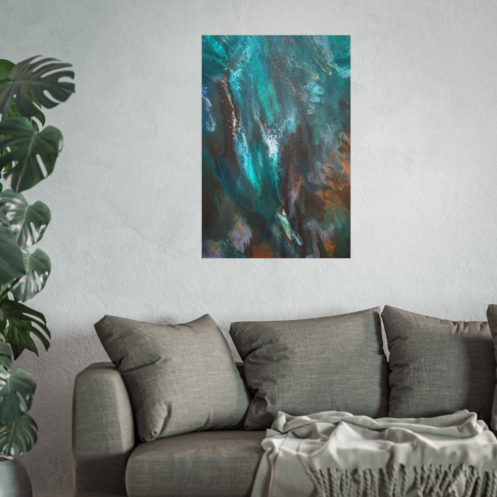 Boy in the Woods Fine Art Posters