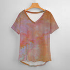 Women’s Printed V-Neck Tee Standing Ovation Series
