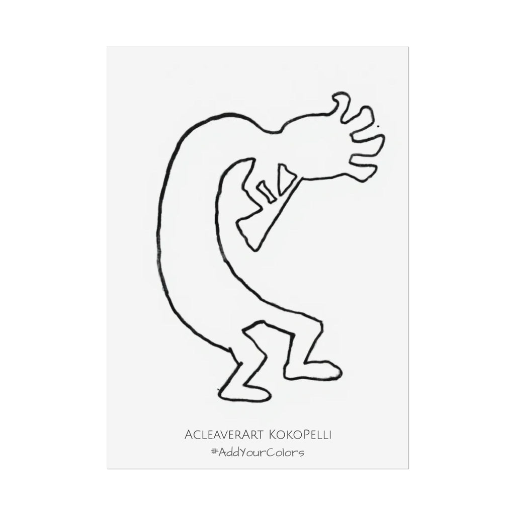 Kokopelli #AddYourColors Posters