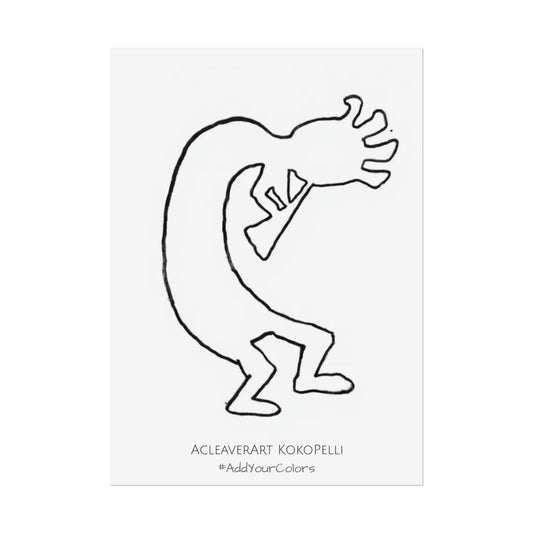 Kokopelli #AddYourColors Posters