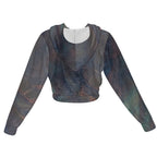 Women’s Cropped Zip Jacket Intermission Blues