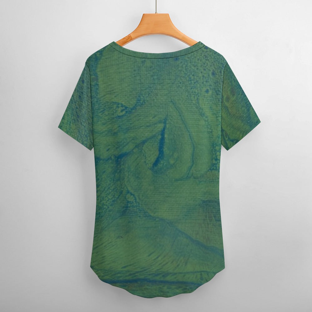 Women’s Printed V-Neck Tee Standing Ovation Series