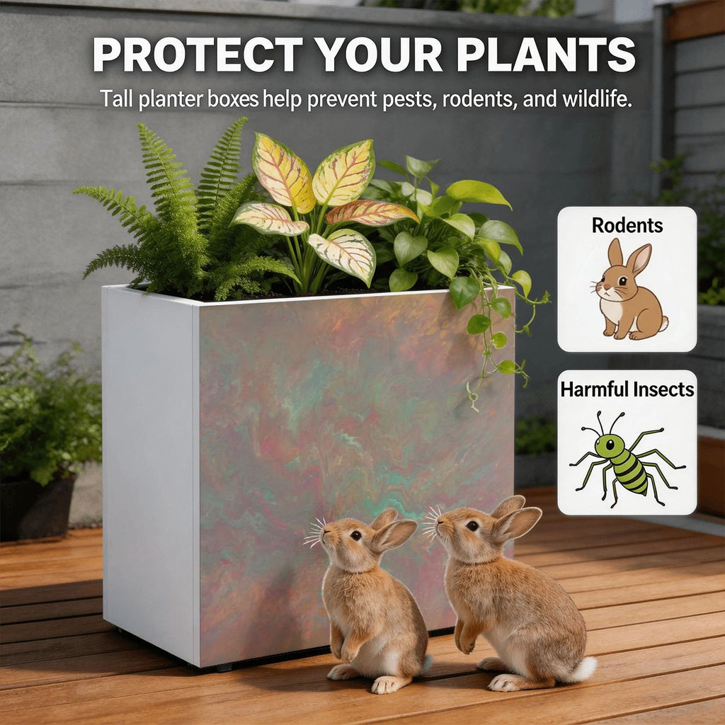 Outdoor Metal Art Planter – Artist Edition Dragons Gate