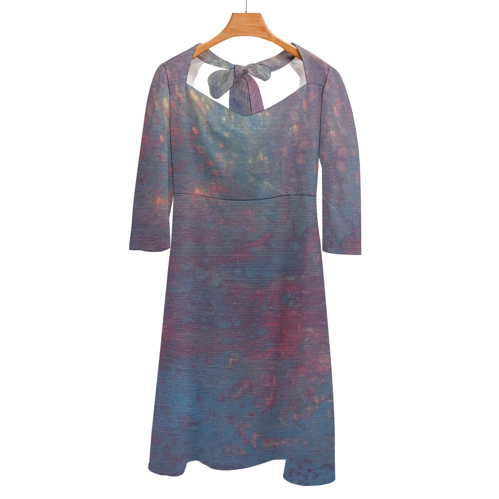 Sweetheart Knot Flare Dress Intermission Blues Series