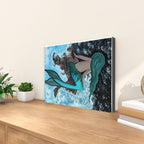 Paint by Numbers Kit Musing Mermaid