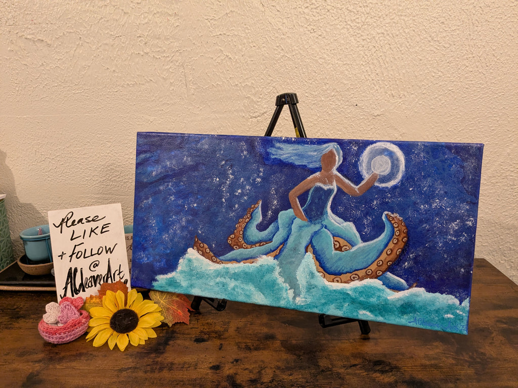 Hanging the Moon- ACleaverArt Original
