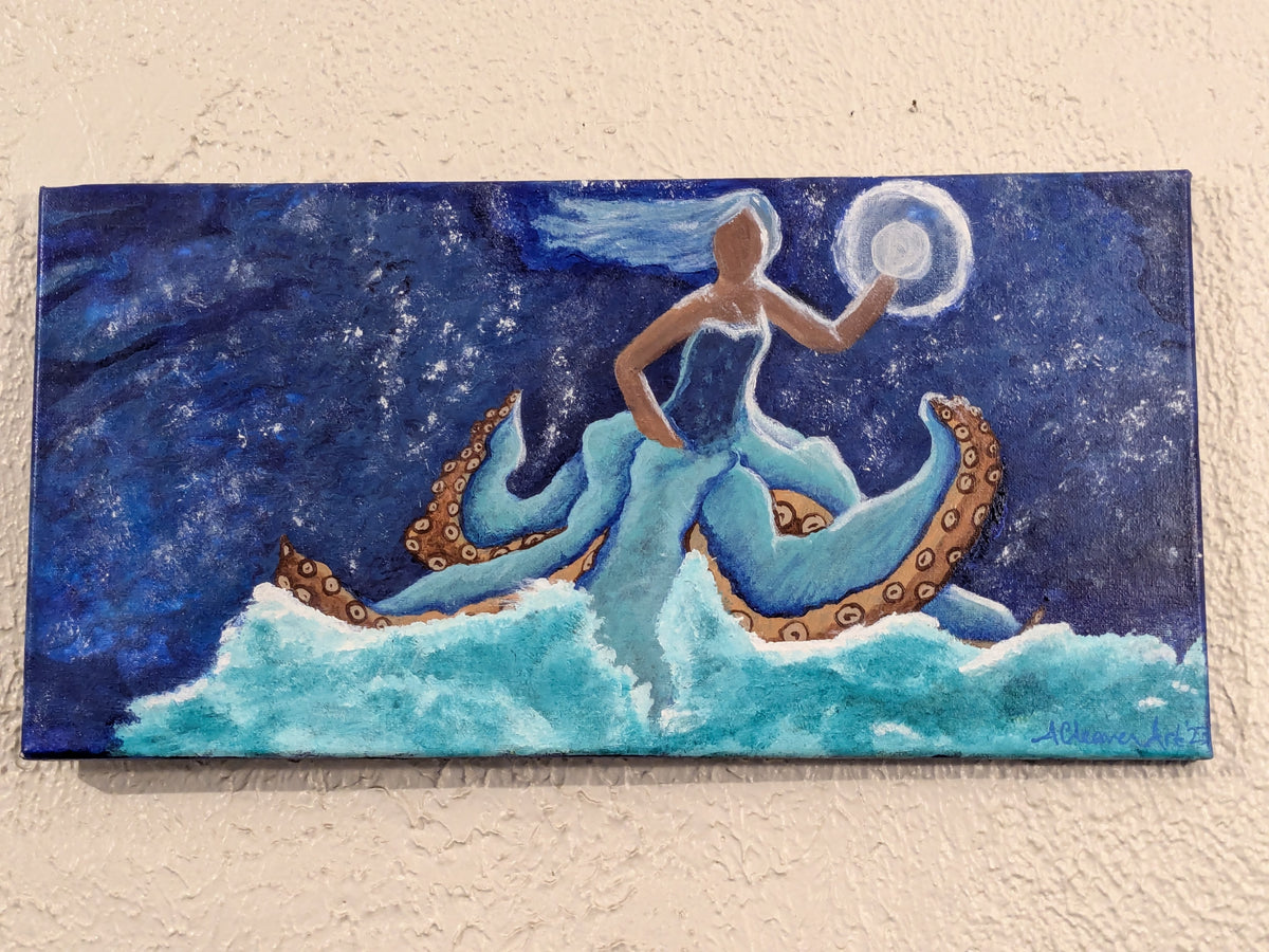 Hanging the Moon- ACleaverArt Original