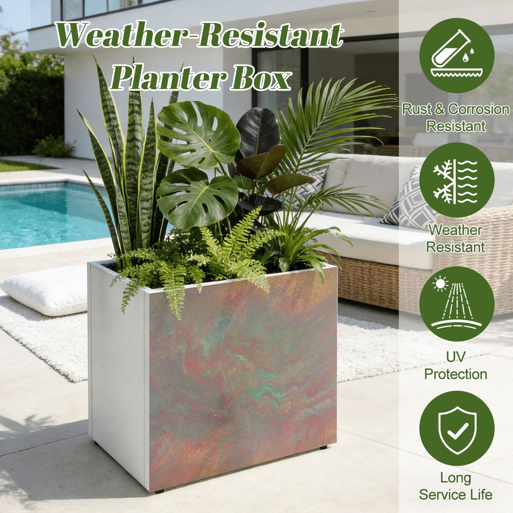 Outdoor Metal Art Planter – Artist Edition Dragons Gate