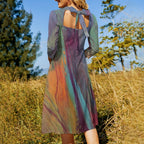Sweetheart Knot Flare Dress