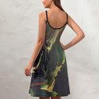 Women's Elegant Suspender Dress Intermission Blues Series