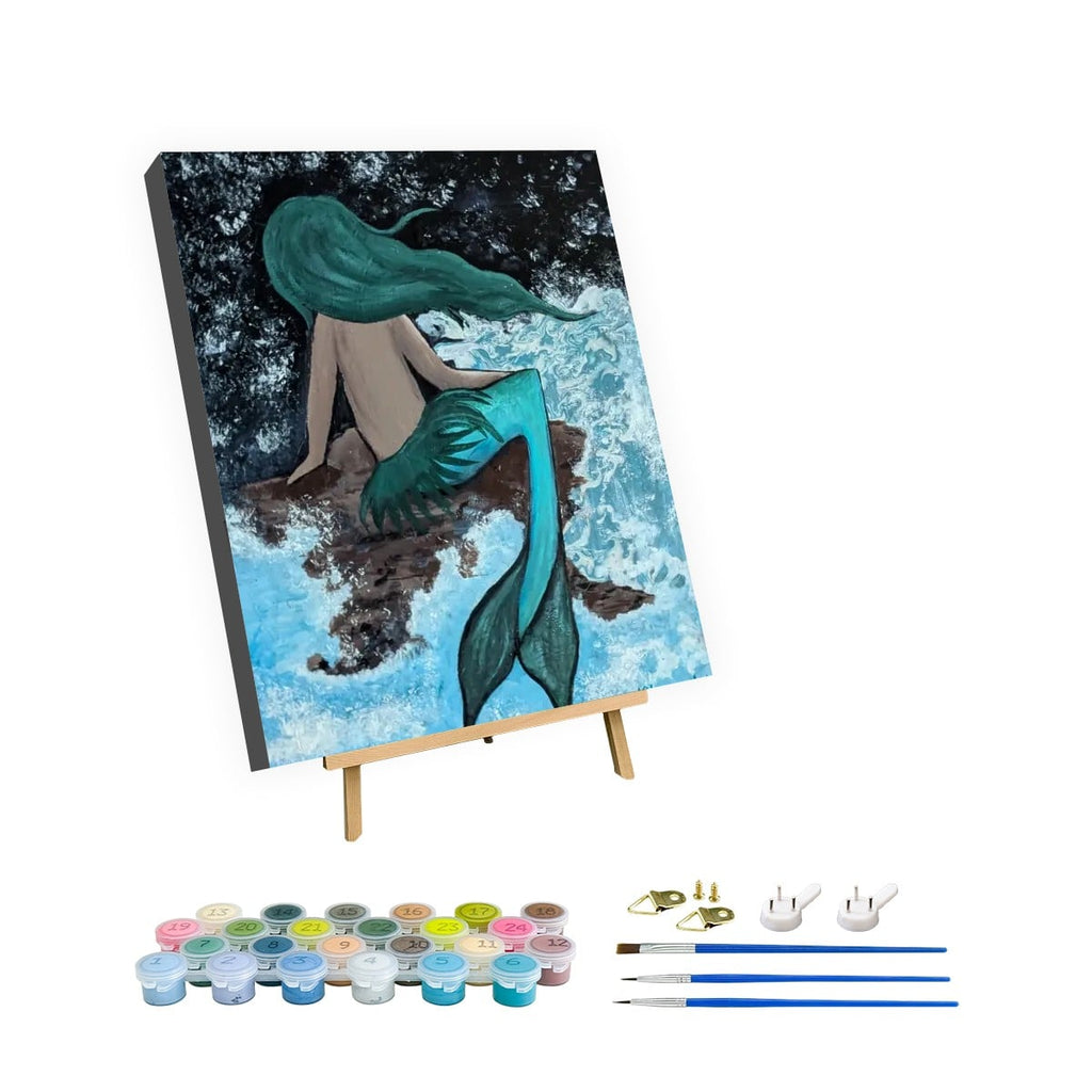 Paint by Numbers Kit Musing Mermaid
