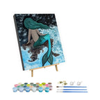 Paint by Numbers Kit Musing Mermaid