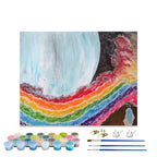 Paint by Numbers Kit Silent Rainbow