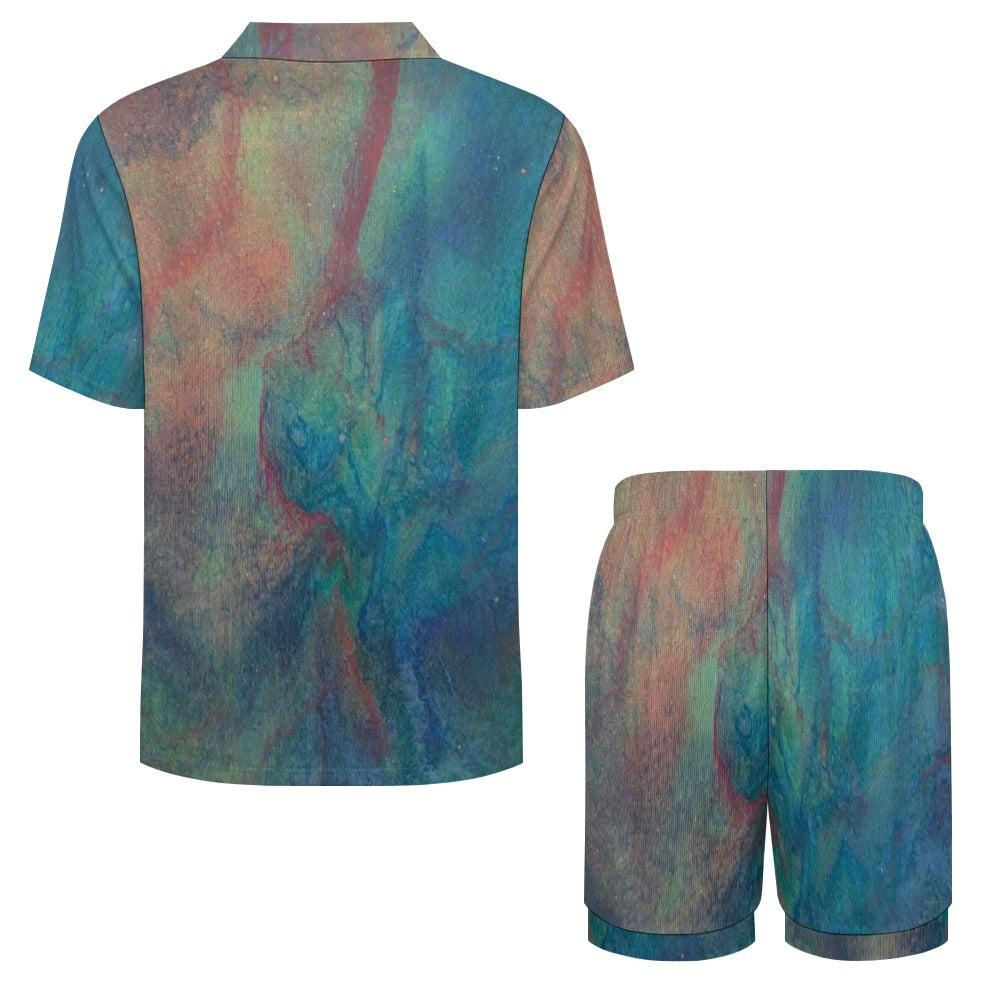Women’s Short Sleeve Pajama Set Intermission Blues