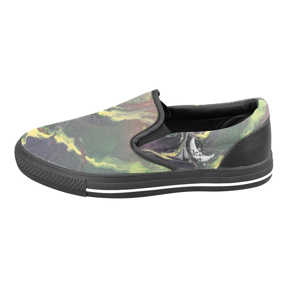 Slip-on Canvas Women's Shoes Intermission Blues Series