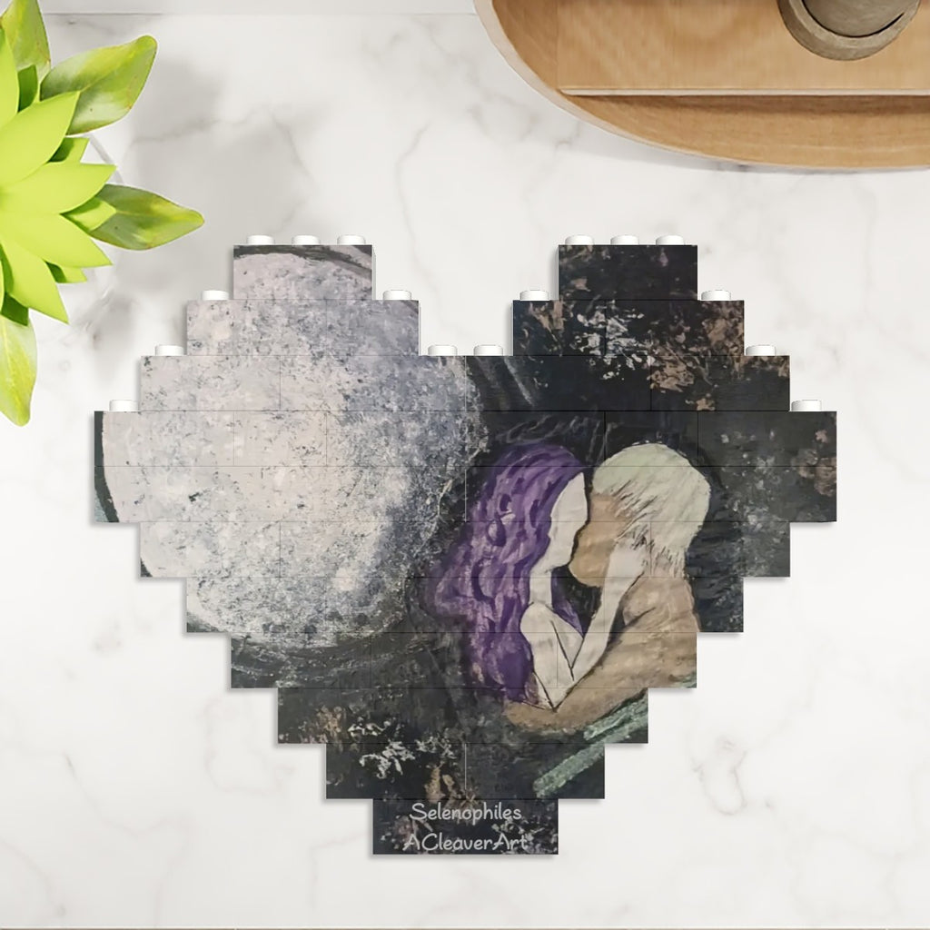 Heart Building Block Puzzle Selenophiles