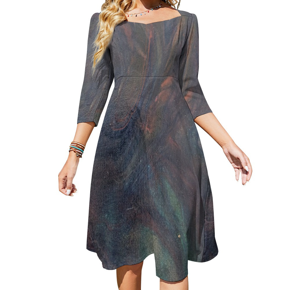 Sweetheart Knot Flare Dress Intermission Blues Series