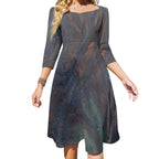 Sweetheart Knot Flare Dress Intermission Blues Series