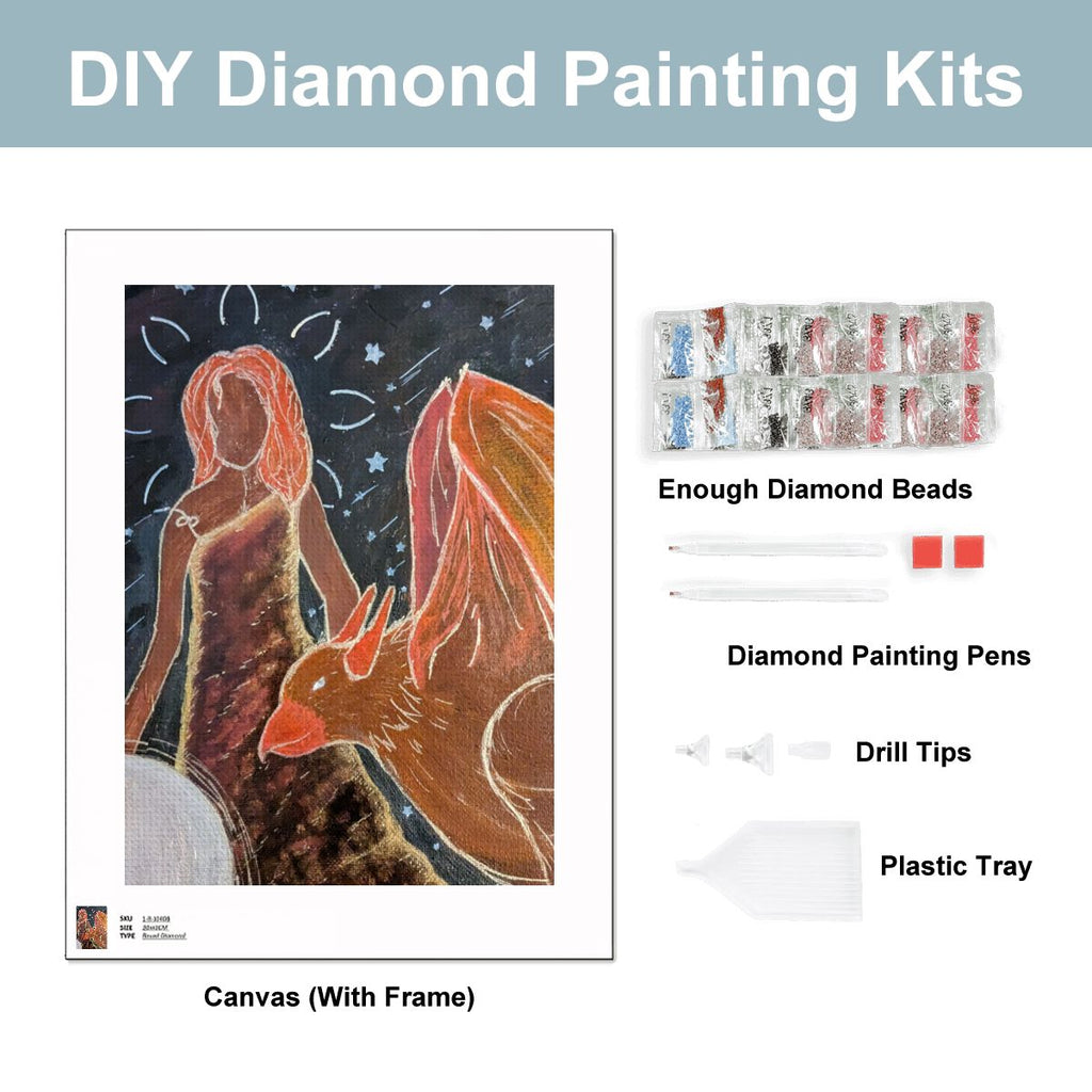 DIY Diamond Painting Giffin and Goddess