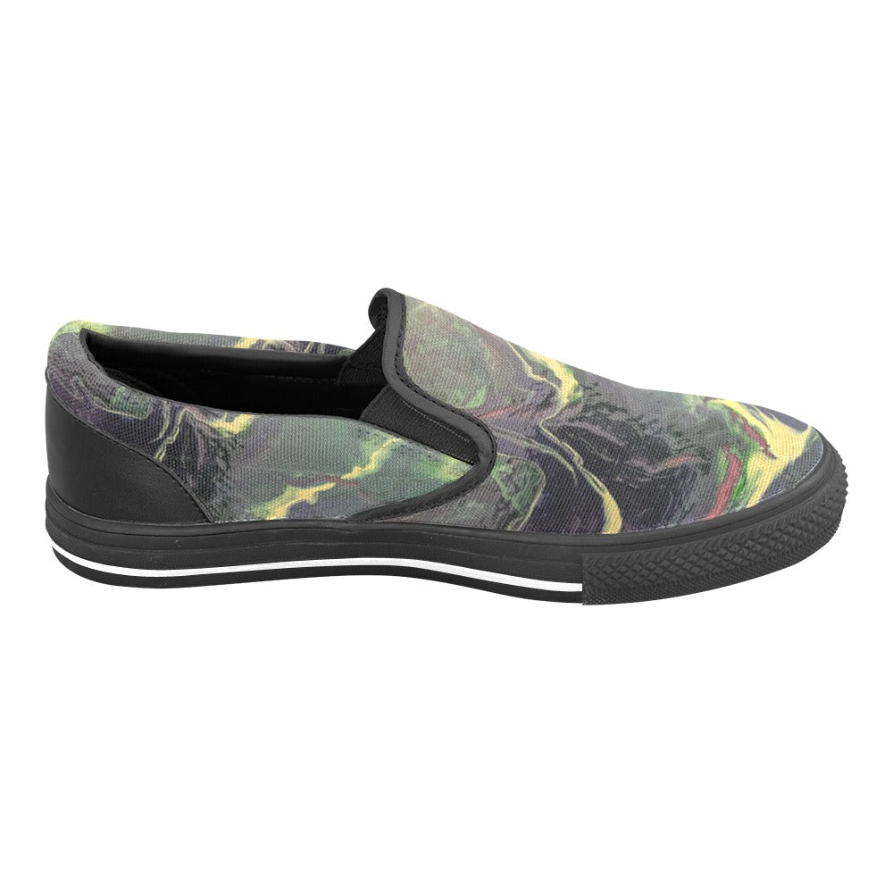 Slip-on Canvas Women's Shoes Intermission Blues Series