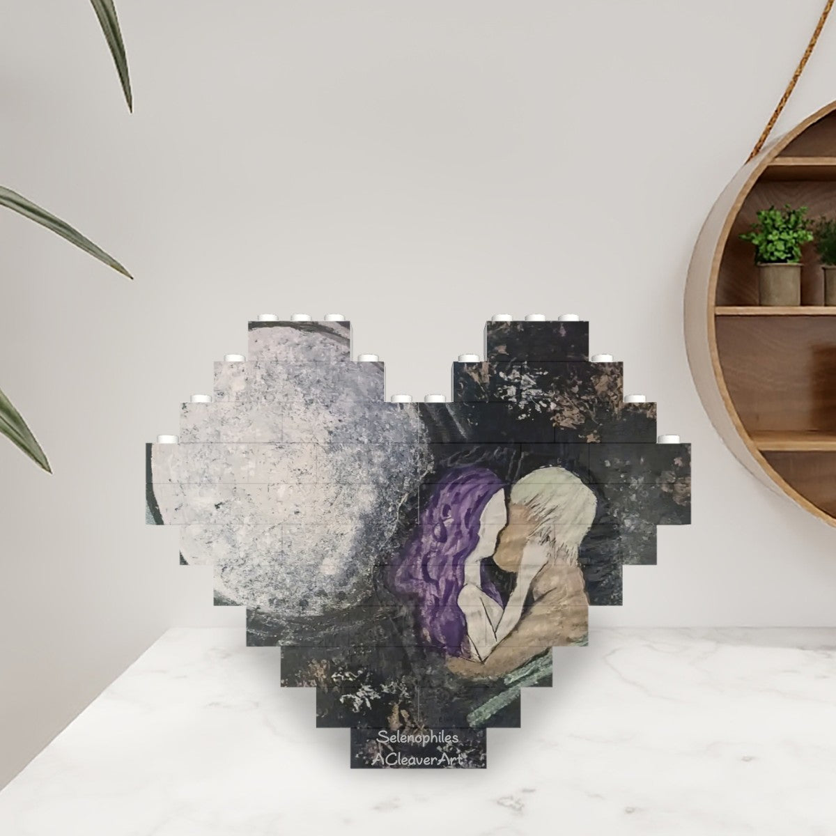 Heart Building Block Puzzle Selenophiles