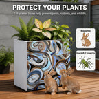 Outdoor Metal Art Planter – Artist Edition Blue Inspirations